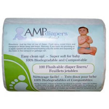 Amp diaper liner Amp Flushable Diaper Liners