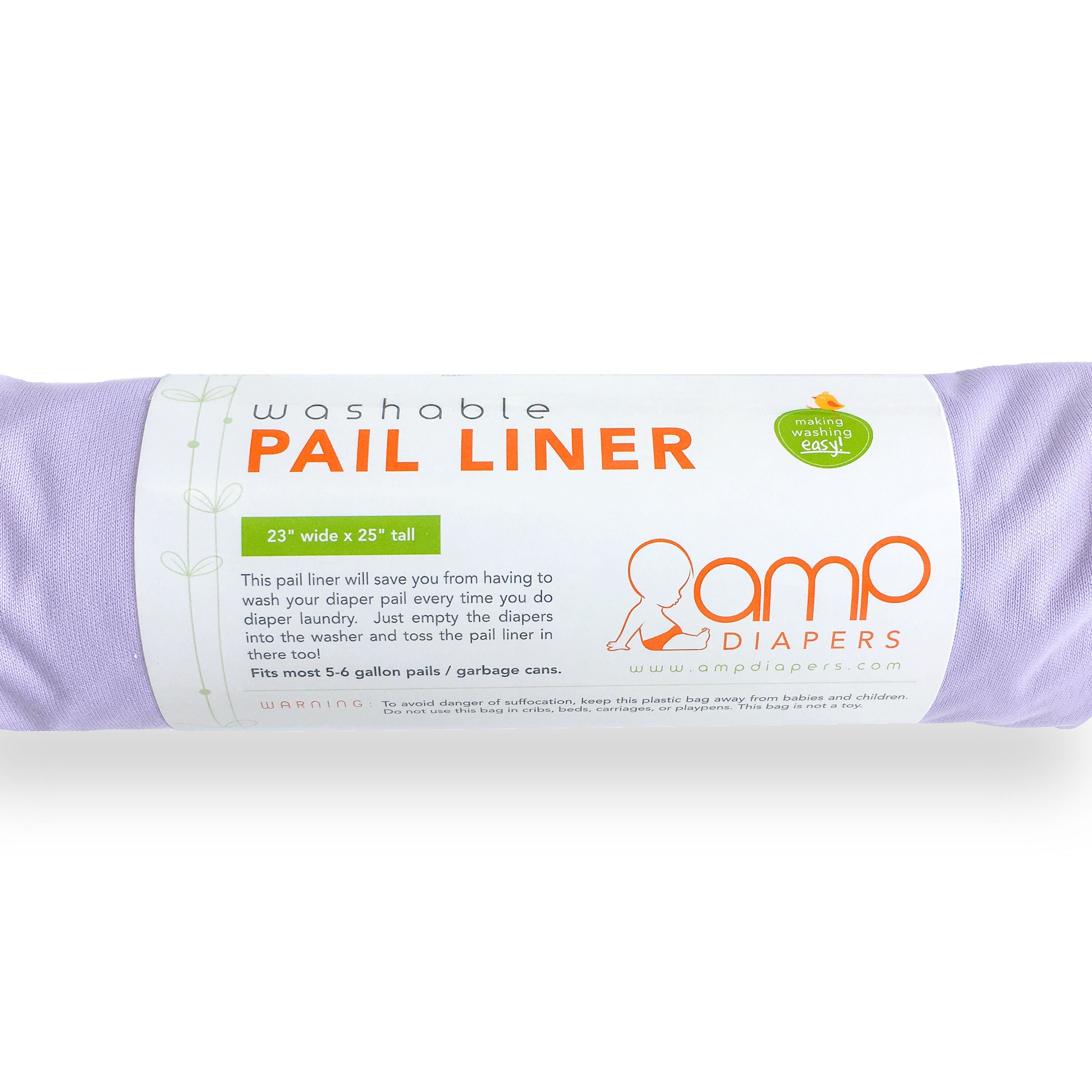 Amp Pail Liner Lavender Amp Pail Liners