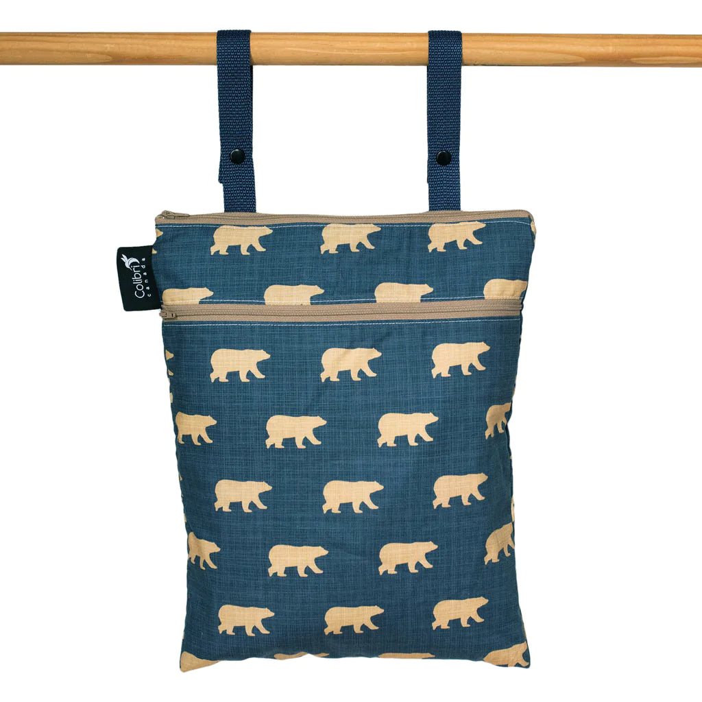 Colibri Wet Bag Bears Colibri Double Duty Wet Bag