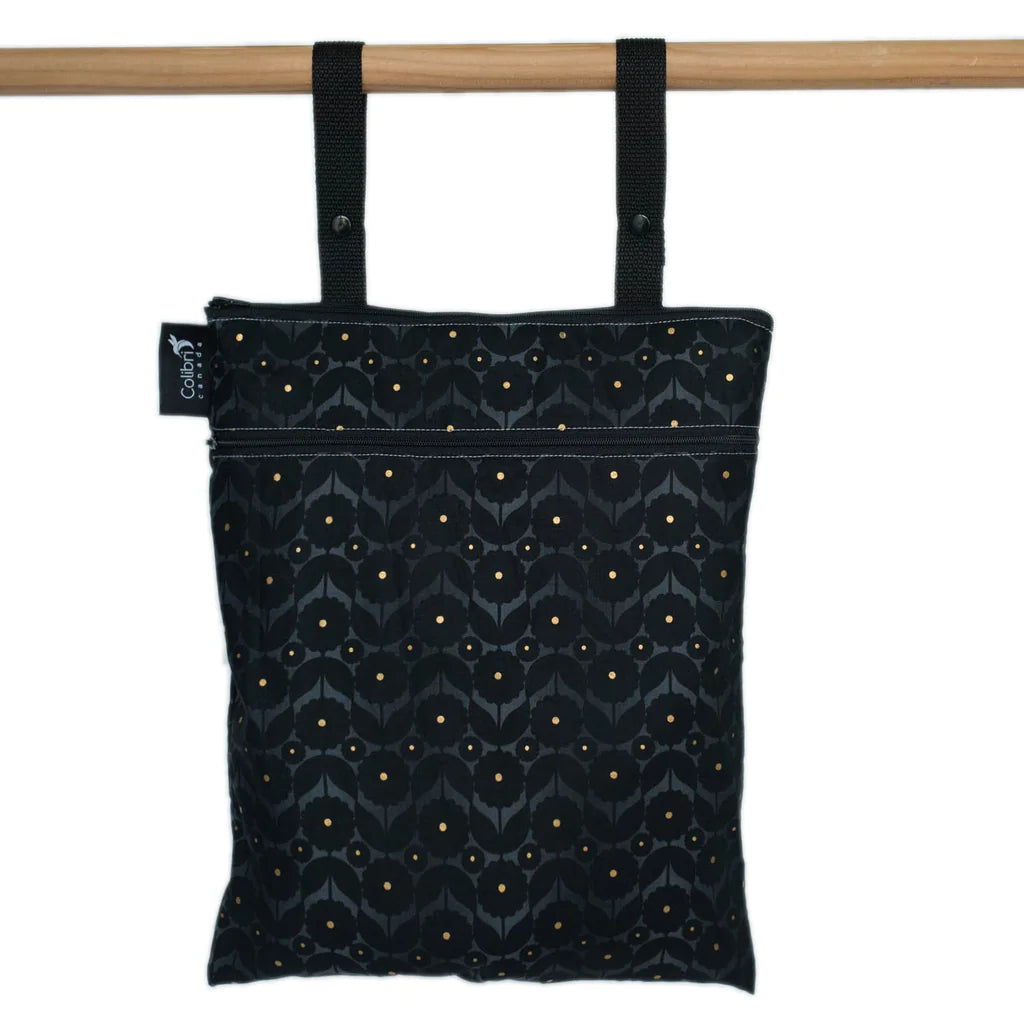 Colibri Wet Bag Midnight Flower Colibri Double Duty Wet Bag