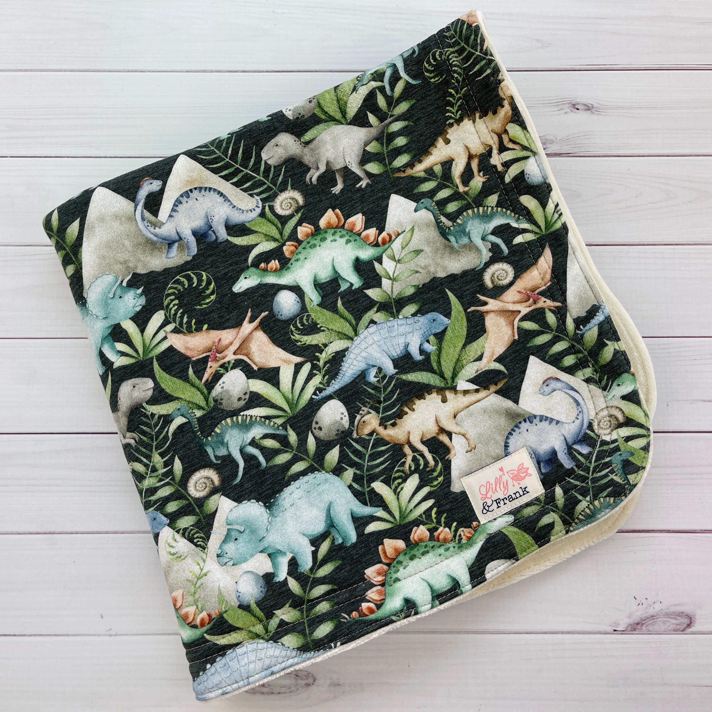 Lilly & Frank Accessories Prehistoric Lovey Blanket Accessory