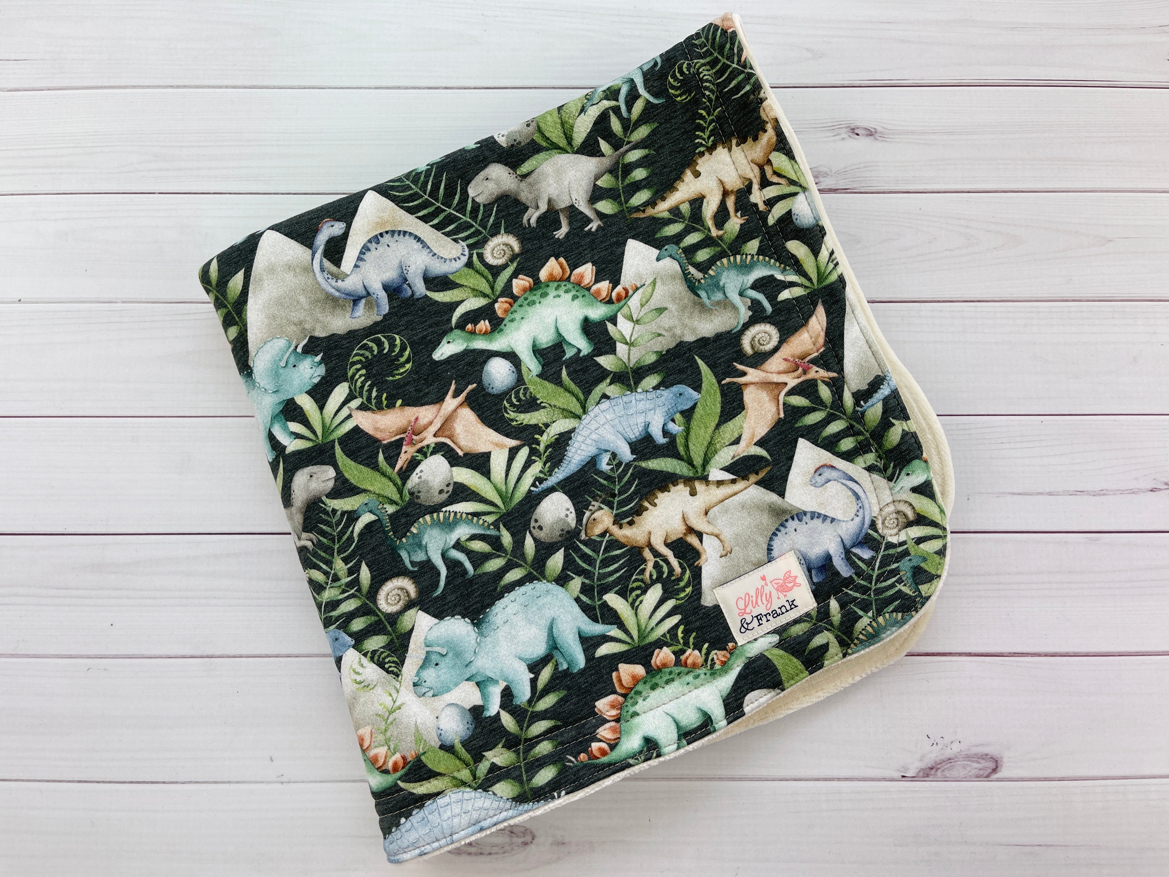 Lilly & Frank Accessories Prehistoric Lovey Blanket Accessory