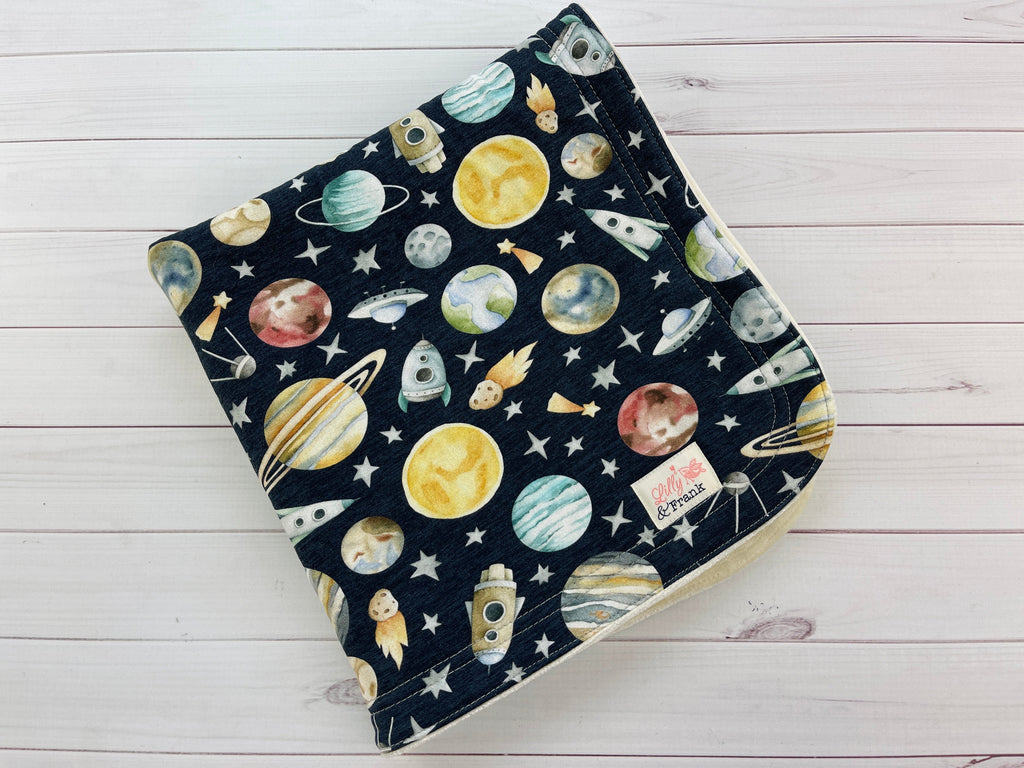 Lilly & Frank Accessories Space Travel / OBV Lovey Blanket Accessory