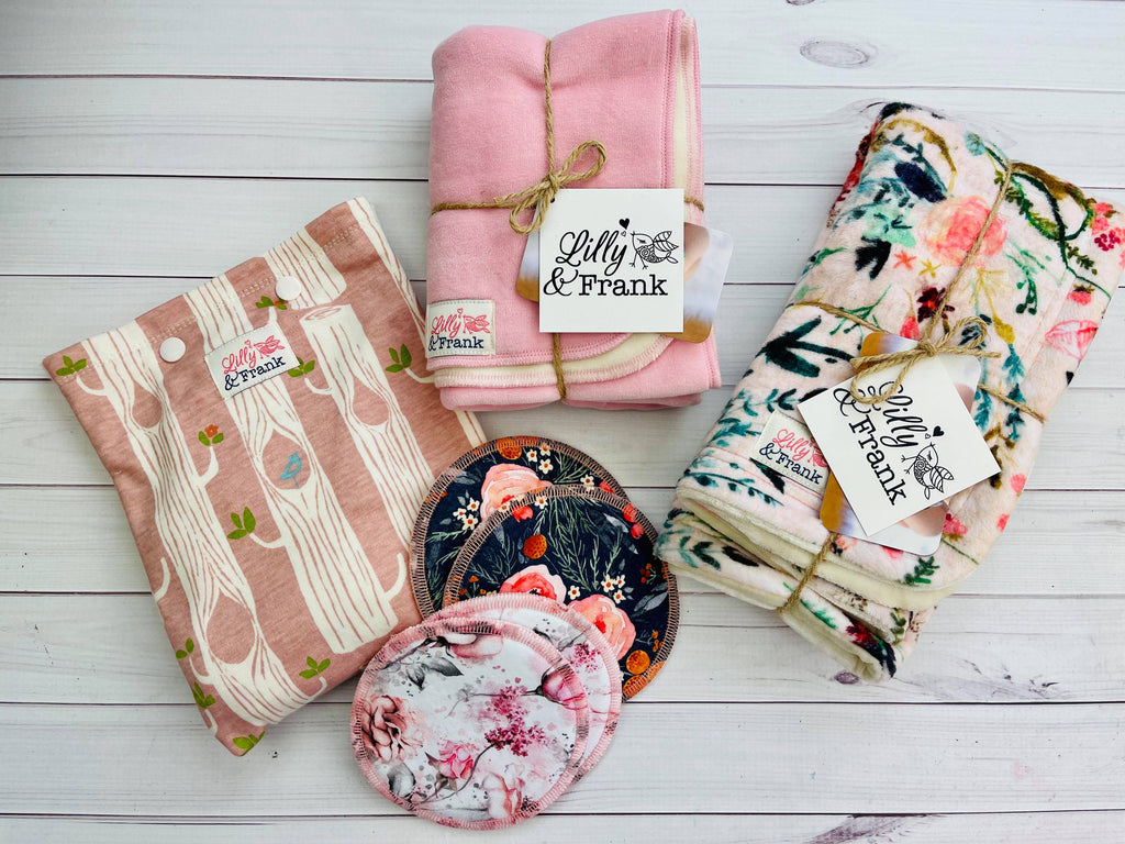 Lilly & Frank  Baby Gift Sets Pinks & Purples Hello Baby Surprise Bag!