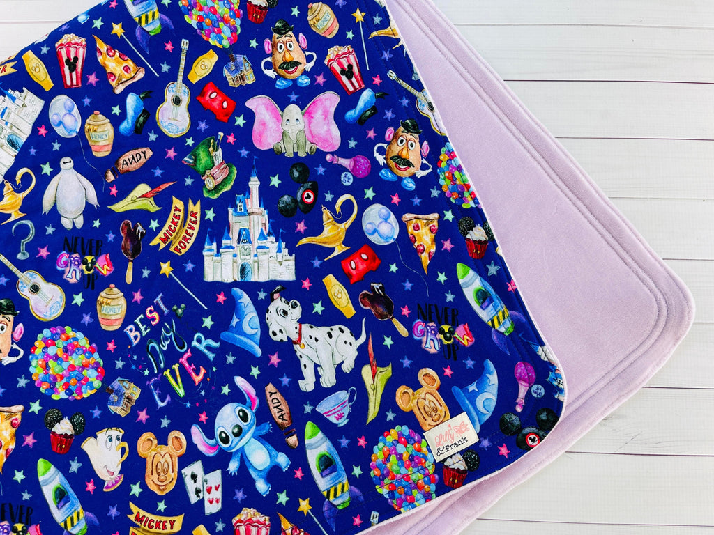 Lilly & Frank Blanket Stroller Best Day Ever Stroller Blanket