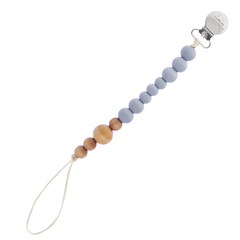 Lilly & Frank Lou Lou Colour Block Wood & Silicone Pacifier Clips