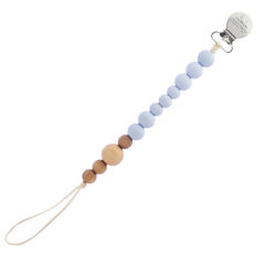 Lilly & Frank Lou Lou Colour Block Wood & Silicone Pacifier Clips