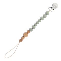 Lilly & Frank Lou Lou Colour Block Wood & Silicone Pacifier Clips