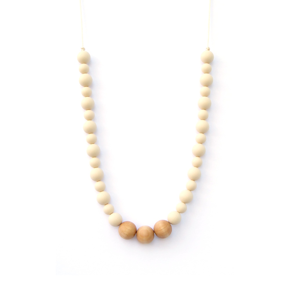 Lilly & Frank NATURAL LOU LOU LOLLIPOP TEETHING NECKLACE