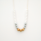 Lilly & Frank WHITE GRAY LOU LOU LOLLIPOP TEETHING NECKLACE
