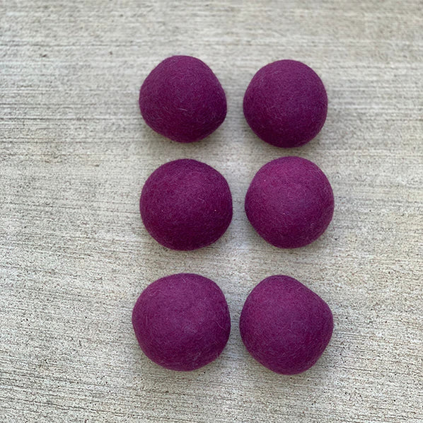 Sloomb wool dryer balls Aubergine / Slate (purple & blue) Sloomb Wool Dryer Balls