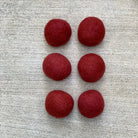 Sloomb wool dryer balls Cranberry / Sate (red & blue) Sloomb Wool Dryer Balls