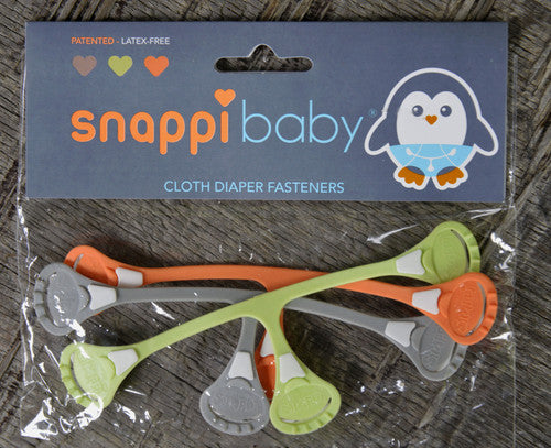 Snappi Baby Diaper 3 Pack Neutral Toddler (XL) Snappi Cloth Diaper Fastener