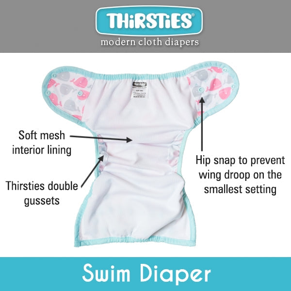 Thirsties Diaper Cover Thirsties Swim Diaper ~ Size One